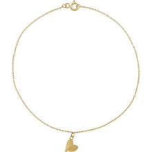 Load image into Gallery viewer, 14K Yellow Ib Anklet
