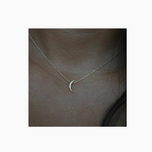 Load image into Gallery viewer, 14k Crescent Necklace
