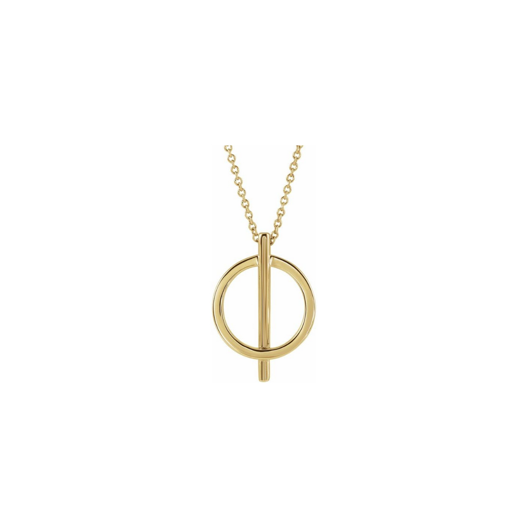 Negative Space Necklace