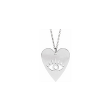 Load image into Gallery viewer, 14K Yellow Sweet Eye Heart
