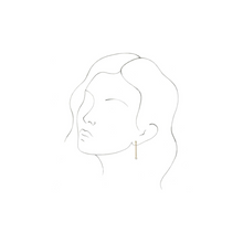 Load image into Gallery viewer, Lab Grown Diamond Chain Earrings
