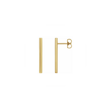 Load image into Gallery viewer, 14k Bar Earrings
