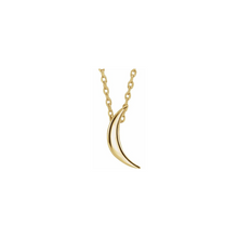 Load image into Gallery viewer, 14k Crescent Necklace
